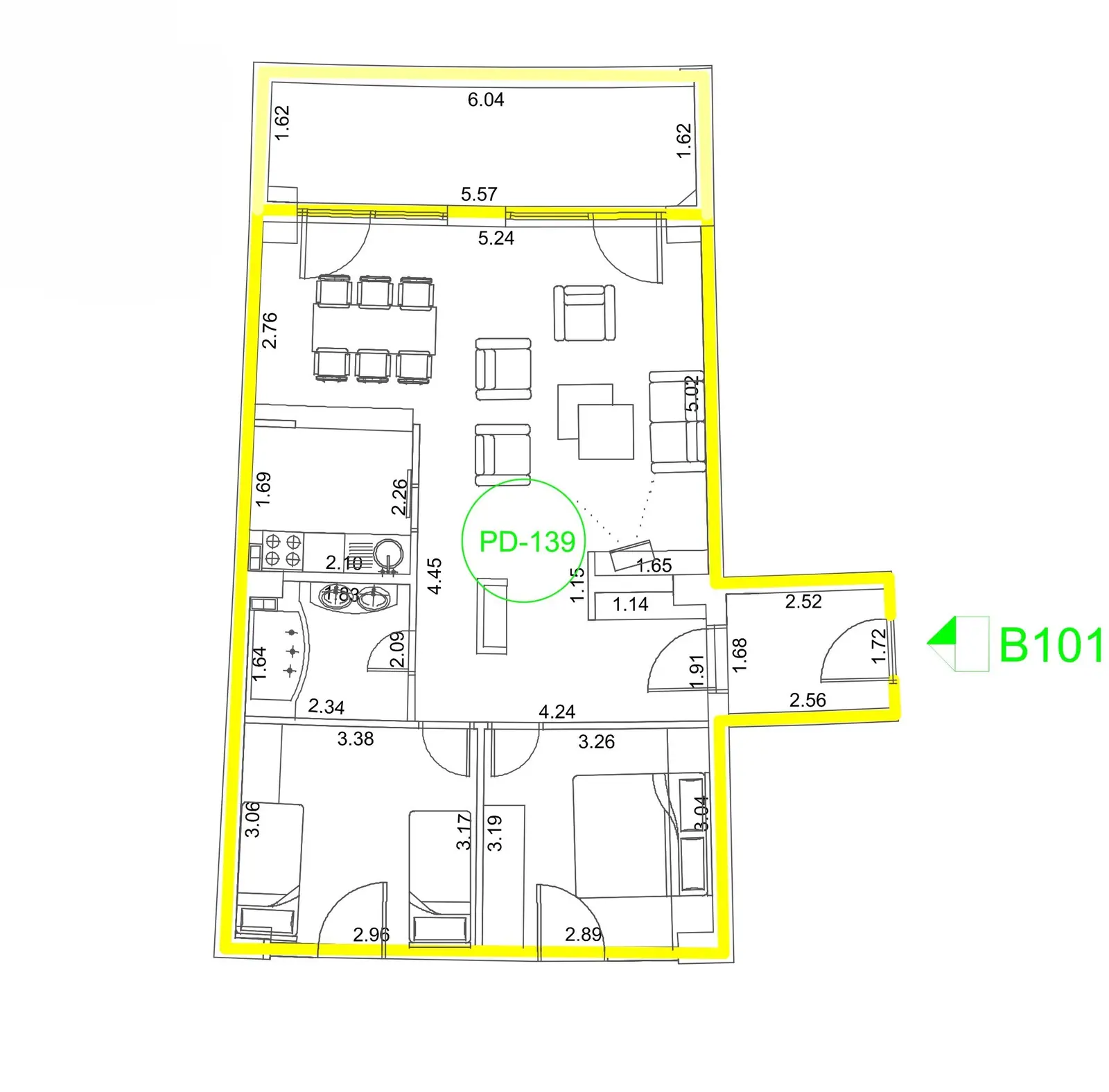 Dvosoban-stan-u-kompleksu-Harmonia-Budva-15 Dvosoban stan 83 m² – Budva — fotografija 16
