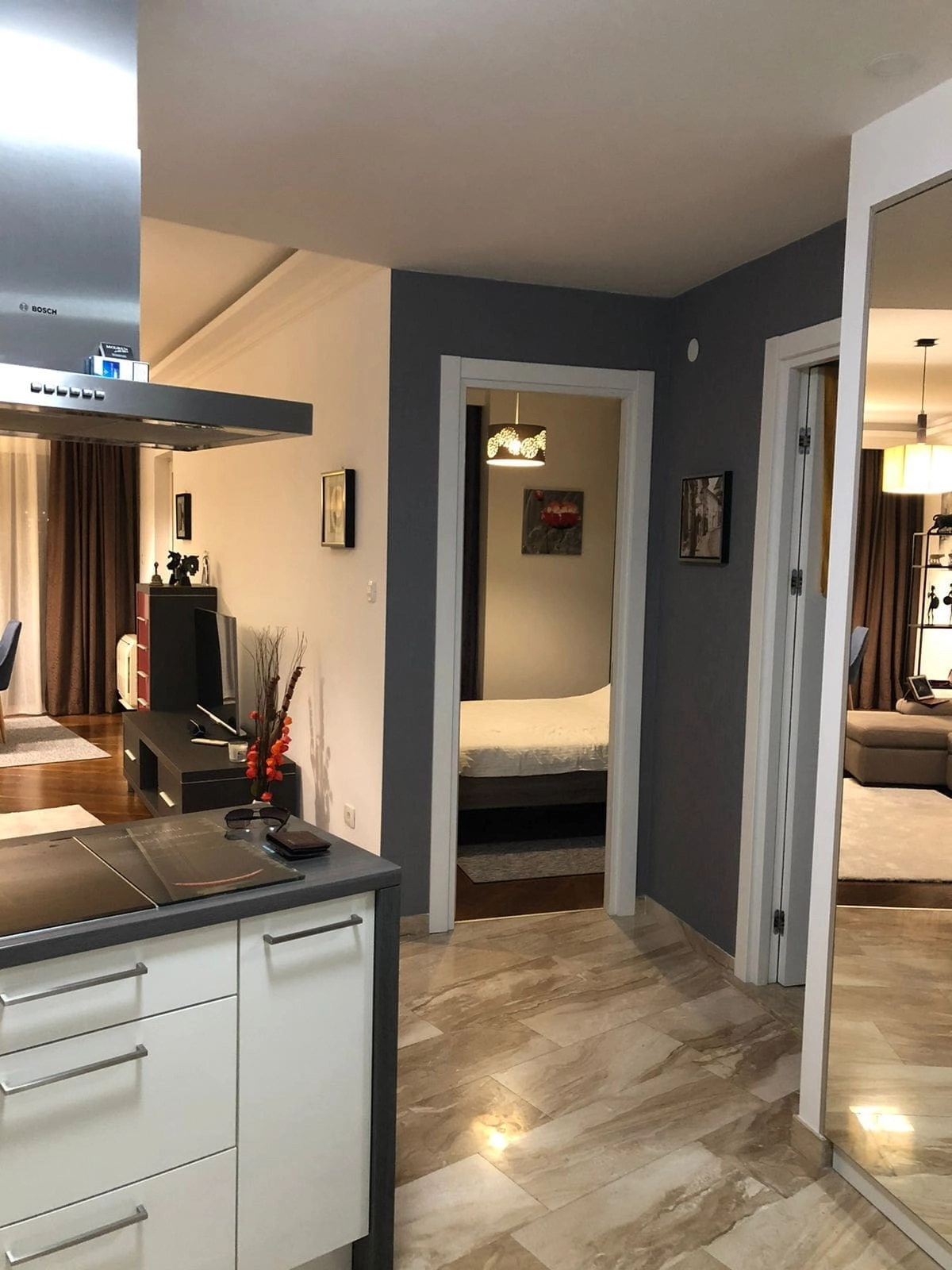 Jednosoban-stan-sa-terasom-i-pogledom-na-more-Tre-Canne-Budva-1 Jednosoban stan 63 m² – Budva — fotografija 2