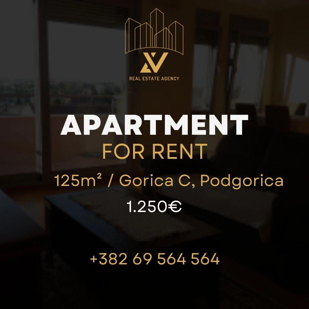Trosoban-stan-za-izdavanje-–-Gorica-C-Podgorica-125-m² Trosoban stan za izdavanje – Gorica C