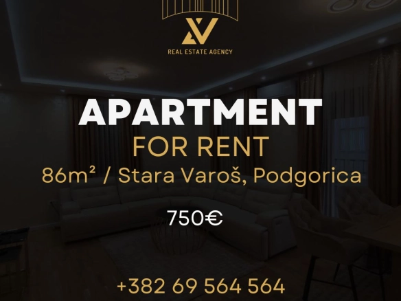 Dvosoban namješten stan 86 m²