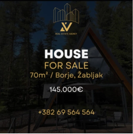 Jednosobna-vikendica-70-m²-–-Zabljak Jednosobna vikendica 70 m² – Žabljak