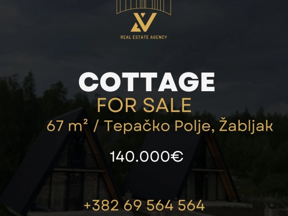 Dvije A-frame vikendice na prodaju