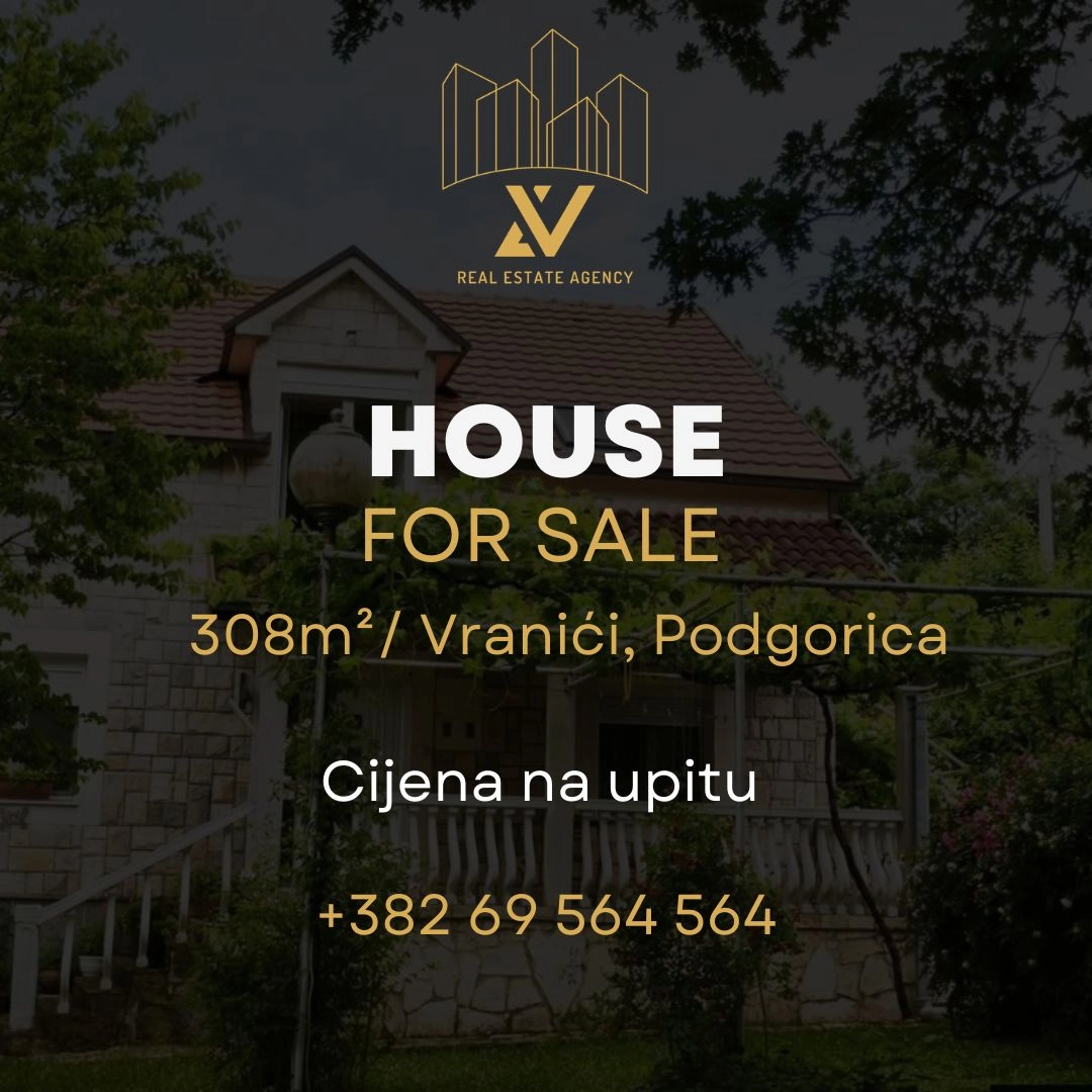 Prostrana-kuca-na-prodaju-–-Podgorica-308-m²-plac-1.100-m² Prostrana kuća na prodaju – Podgorica (308 m²