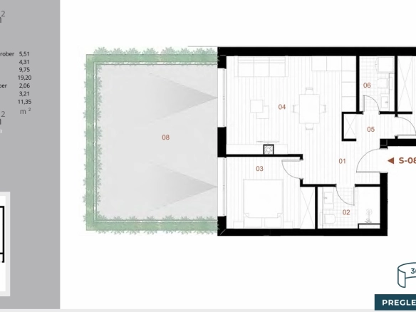Dvosoban stan 55 m² – Orahovac, Kotor — fotografija 6