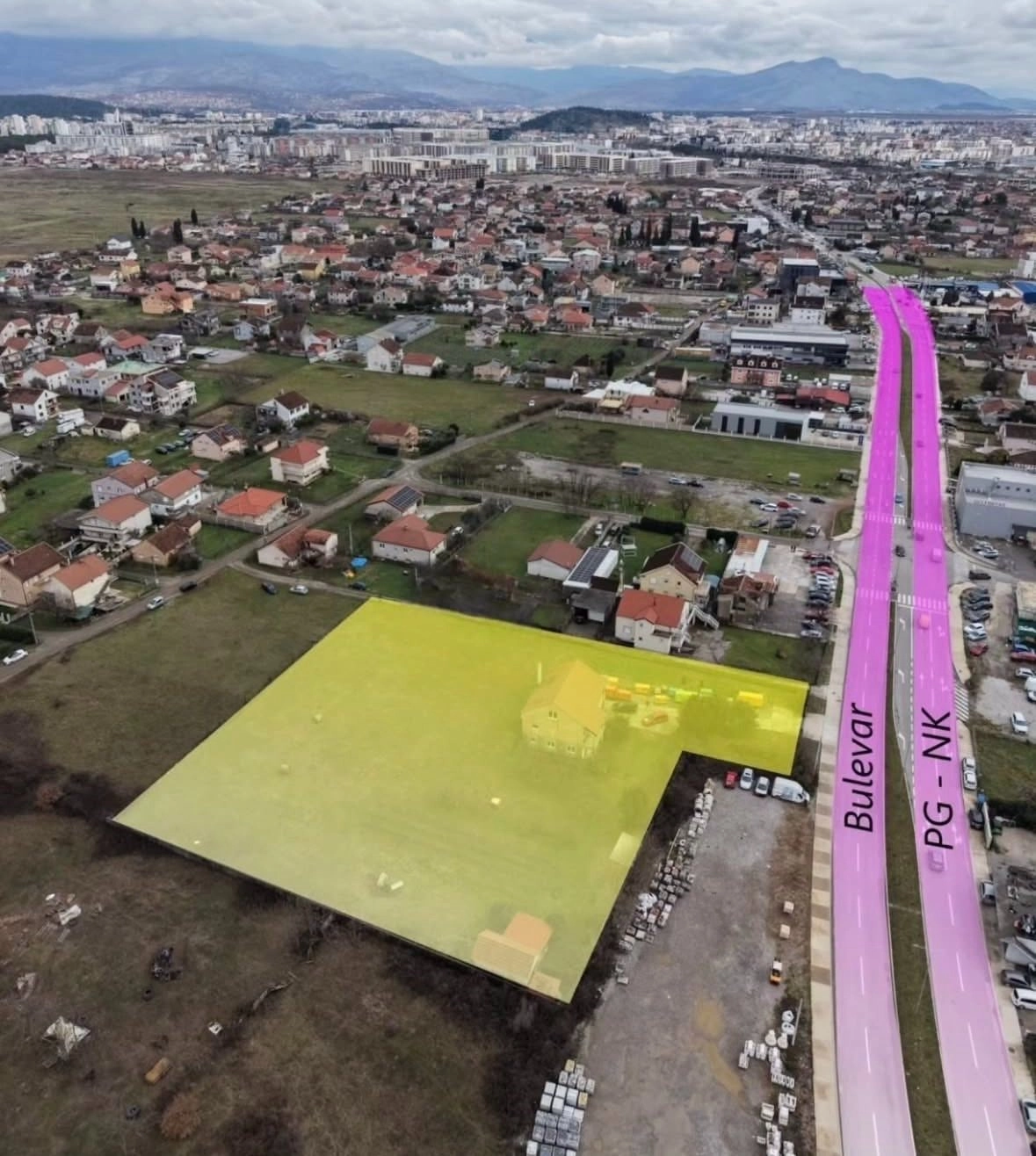 Gradjevinsko-zemljiste-uz-bulevar-u-Gornjoj-Gorici-Podgorica-1 Plac 5.789 m² – Gornja Gorica, Podgorica — fotografija 2