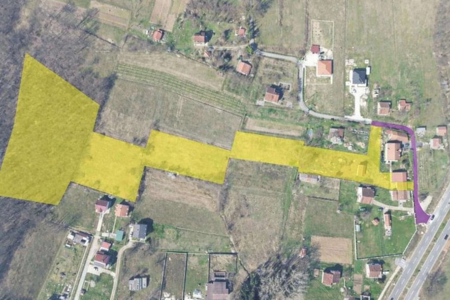 Plac-uz-Bulevar-u-Curilcu-Danilovgrad-1 Plac 14.365 m² – Ćurilac, Danilovgrad — fotografija 2