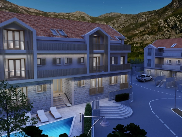 Jednosoban stan 55 m² – Risan, Kotor — fotografija 13