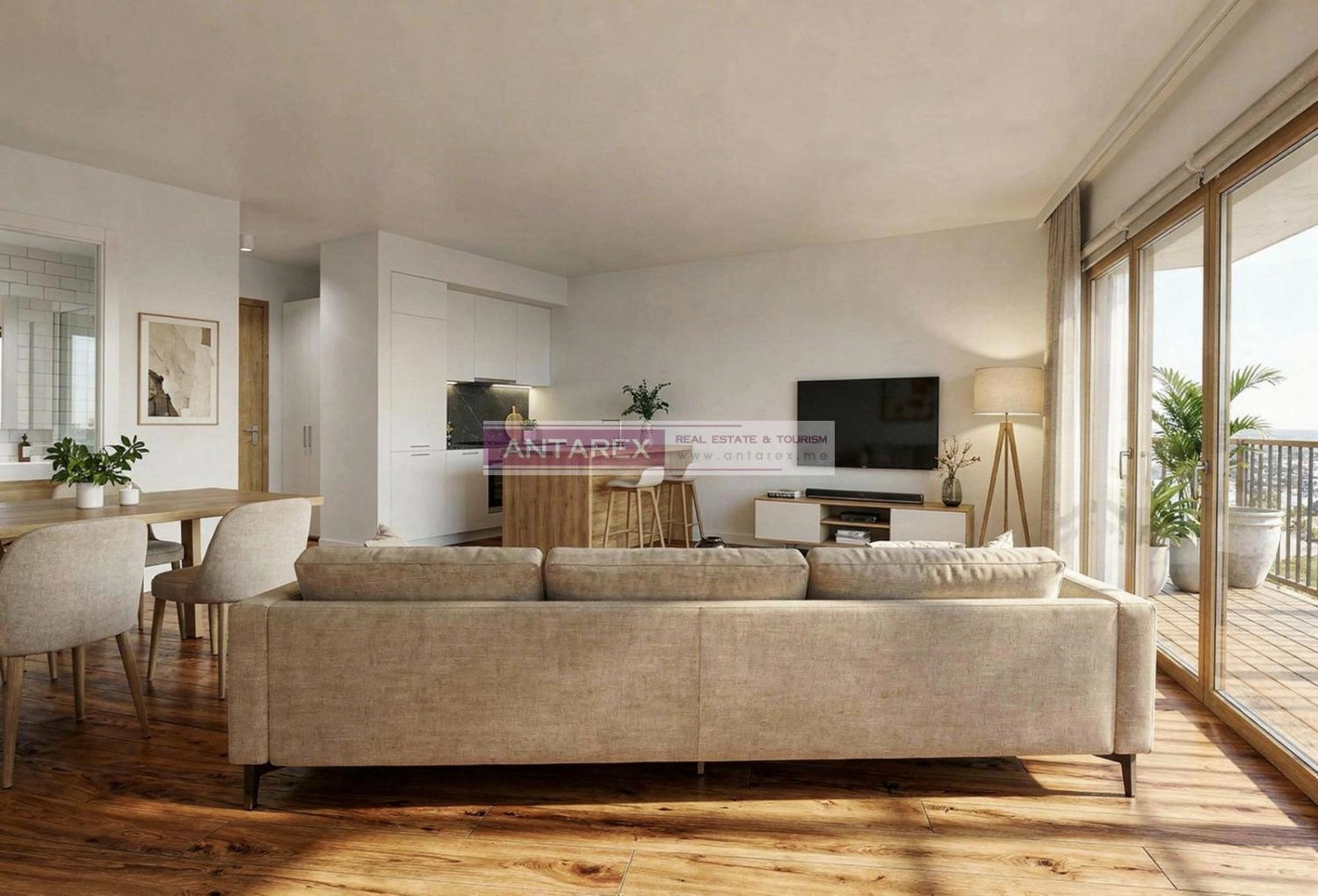 Garsonjera 42 m² u Bečićima