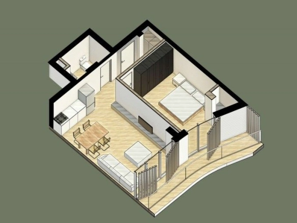 Jednosoban stan 56 m² – Ulcinj — fotografija 2