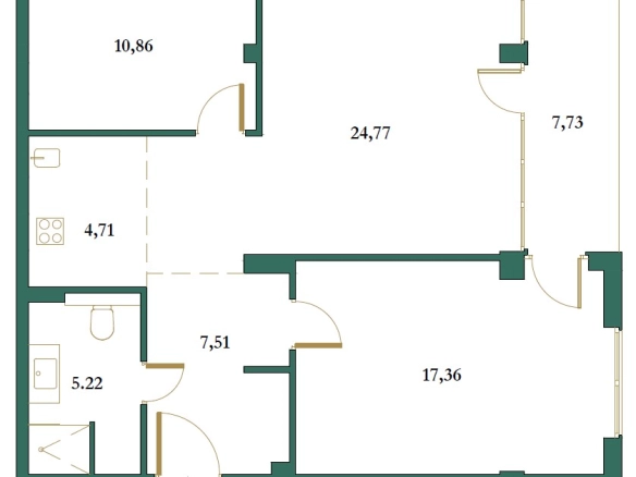 Dvosoban stan 78 m² – Kolašin — fotografija 4