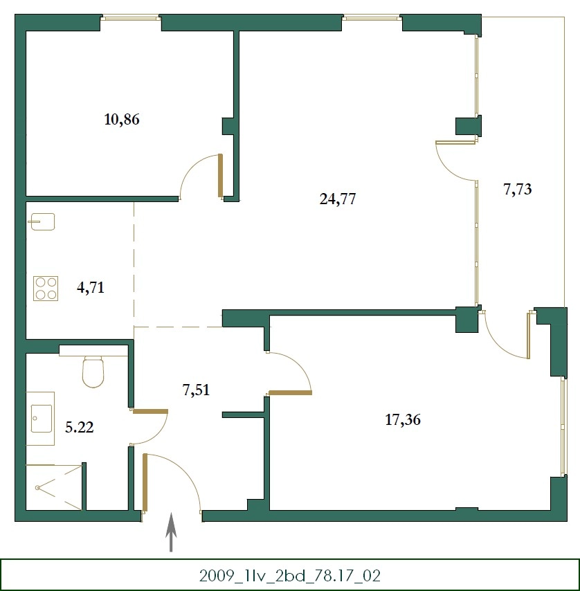 Dvosoban-stan-u-izgradnji-u-Kolasinu-3 Dvosoban stan 78 m² – Kolašin — fotografija 4