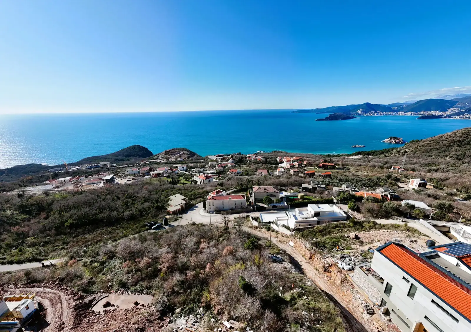 Plac 1.262 m² – Sveti Stefan, Budva — fotografija 2