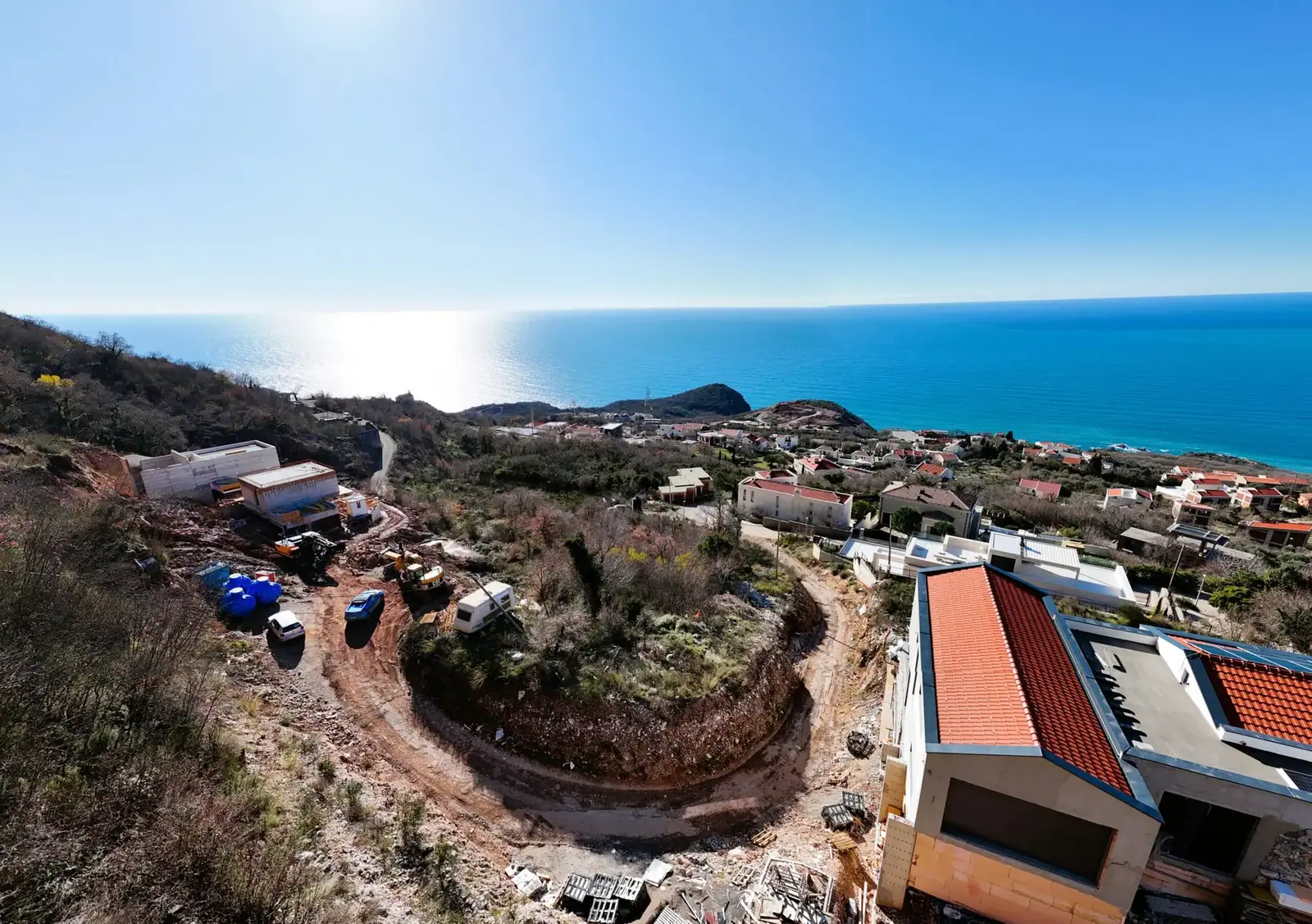Plac 1.262 m² – Sveti Stefan, Budva — fotografija 3