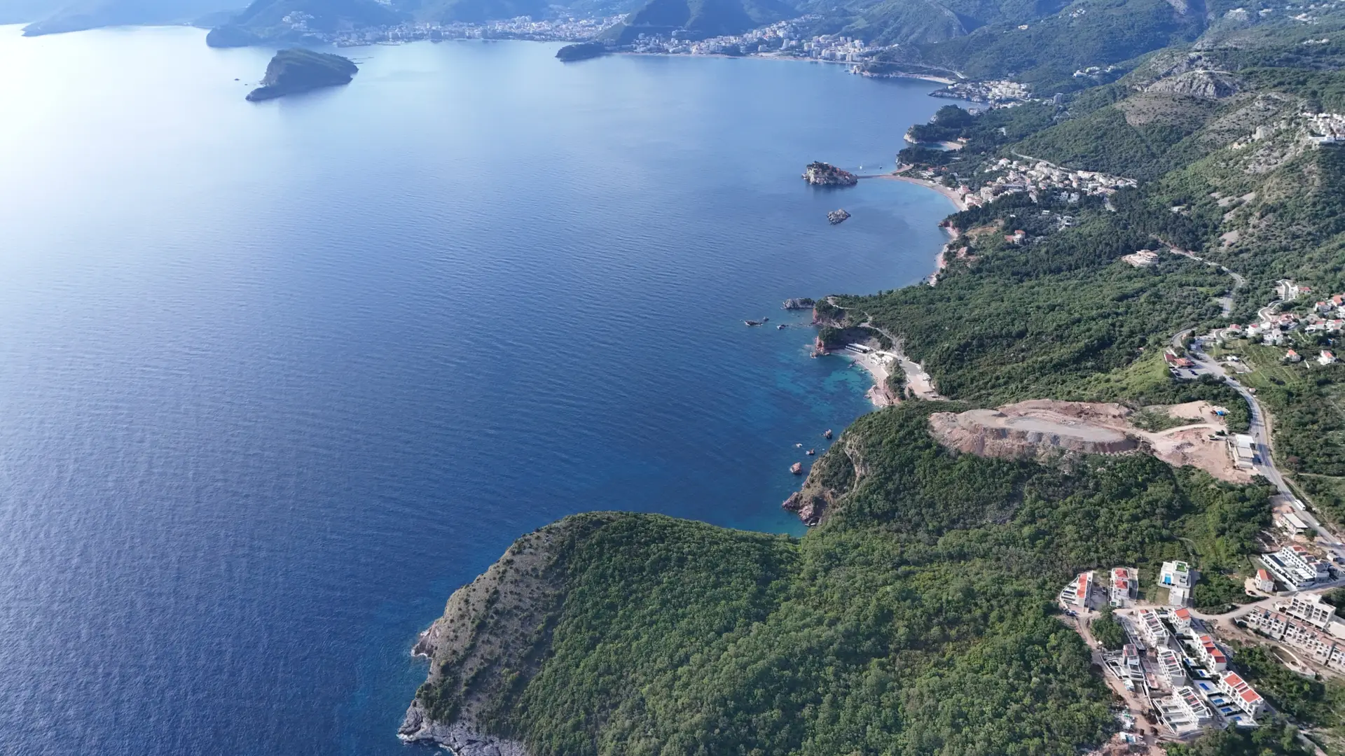 Urbanizovan-plac-s-pogledom-na-more-Rezevici-Budva-2 Plac – Reževići, Budva — fotografija 3