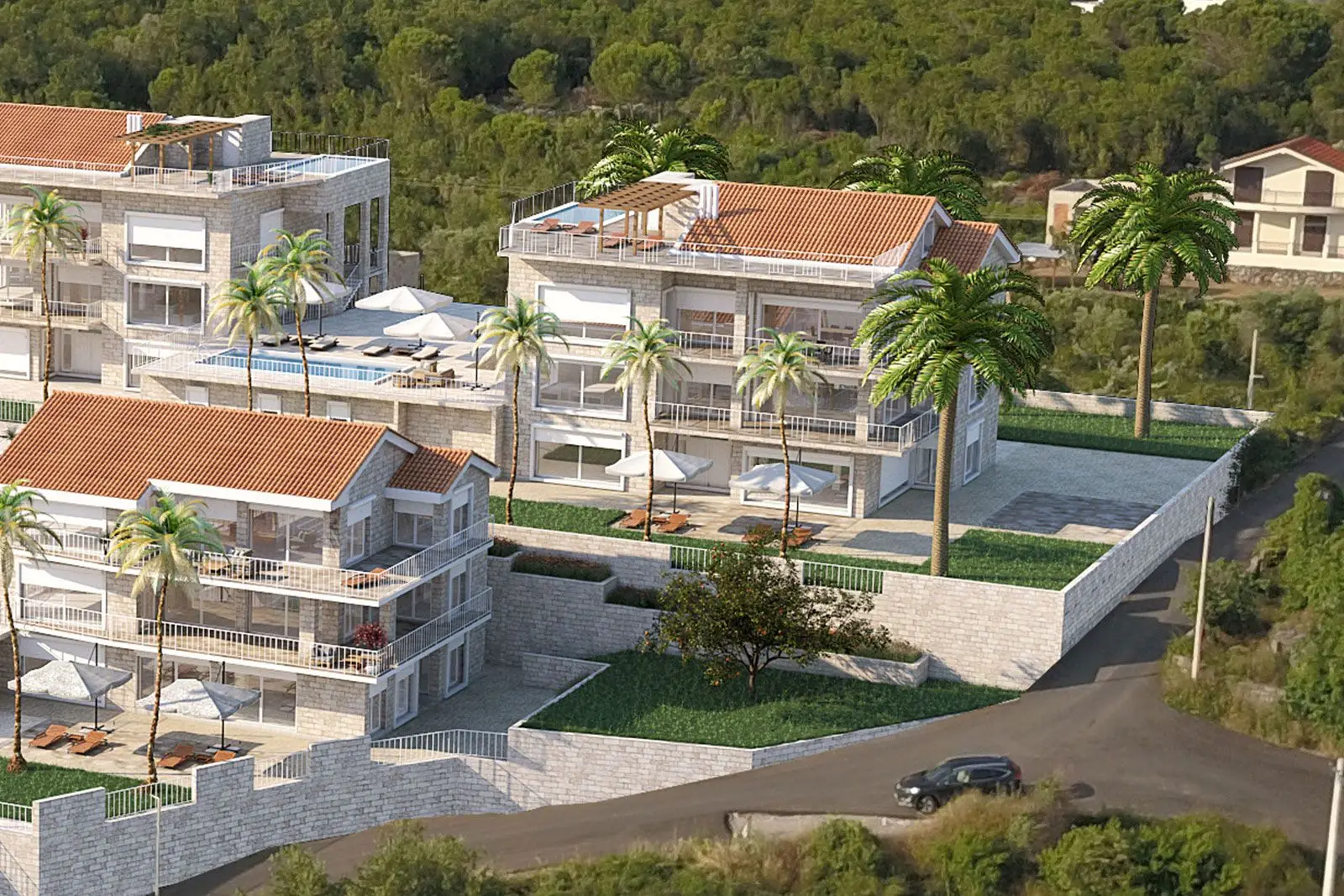 Kompleks-vila-sa-bazenom-u-Krimovici-Kotor-3 Plac – Krimovica, Kotor — fotografija 4