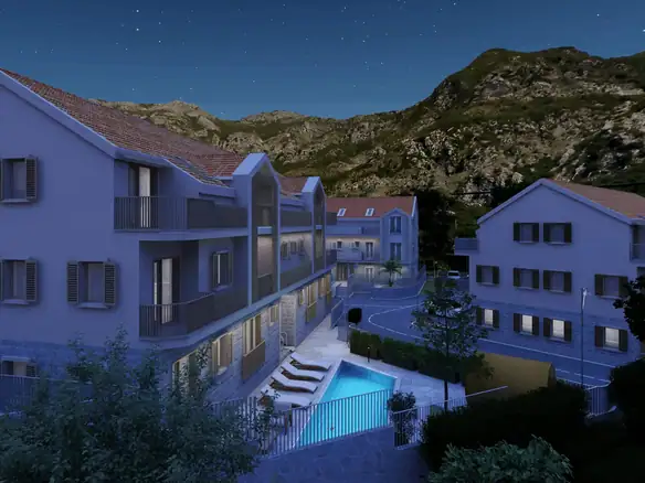 Dvosoban stan 54 m² – Risan, Kotor — fotografija 3