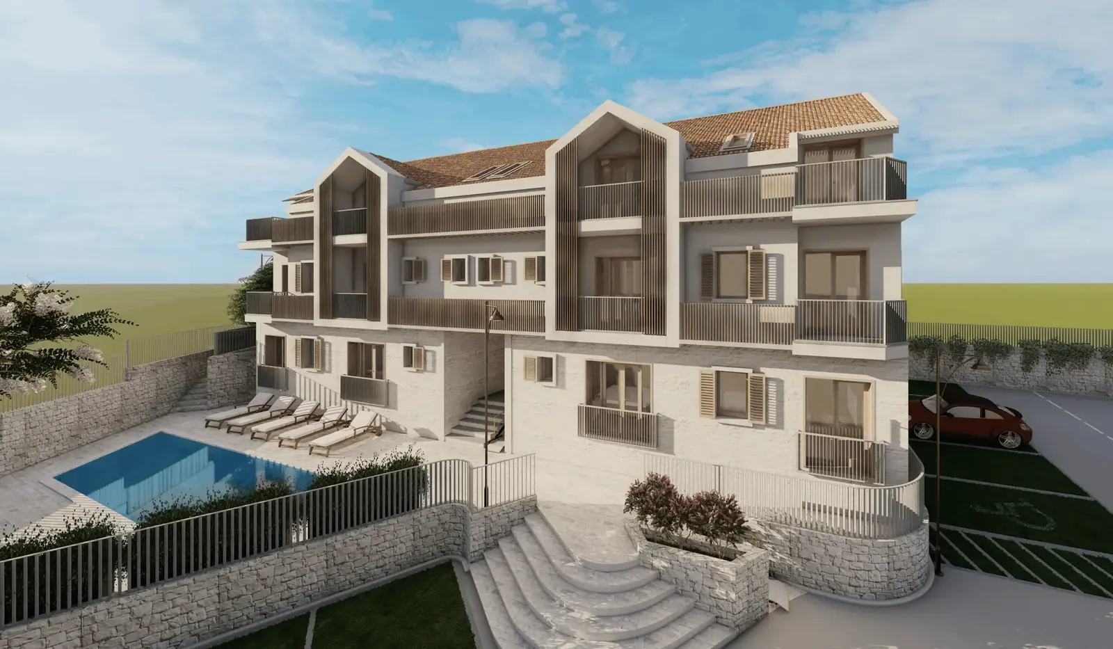 Dvosoban-stan-u-kompleksu-u-Risnu-Kotor-7 Dvosoban stan 54 m² – Risan, Kotor — fotografija 8