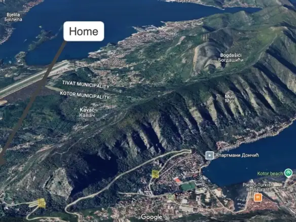 Garsonjera 51 m² – Kavač, Kotor — fotografija 6