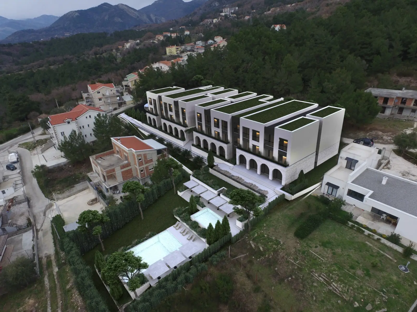 Garsonjera 51 m² – Kavač, Kotor — fotografija 7