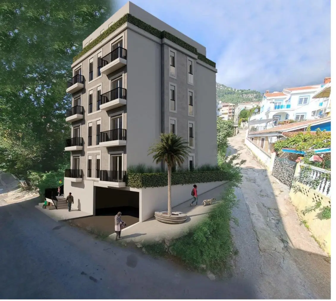 Dvosoban-stan-s-terasom-i-pogledom-na-more-Lazi-Budva-1 Dvosoban stan 53 m² – Lazi, Budva — fotografija 2