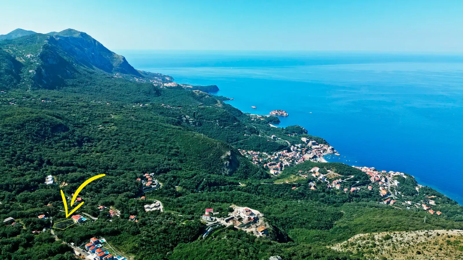 Urbanizovan-plac-sa-pogledom-na-more-Kuljace-Budva-2 Plac – Kuljače, Budva — fotografija 3