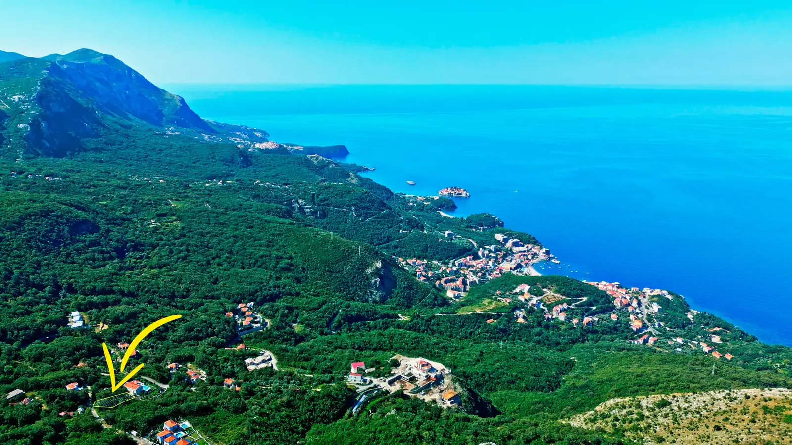 Urbanizovan-plac-sa-pogledom-na-more-Kuljace-Budva-5 Plac – Kuljače, Budva — fotografija 6