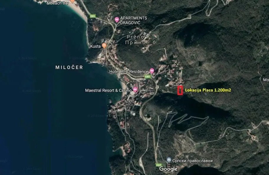 Urbanizovan-plac-u-Prznu-Budva-sa-pogledom-na-more-2 sa pogledom na more