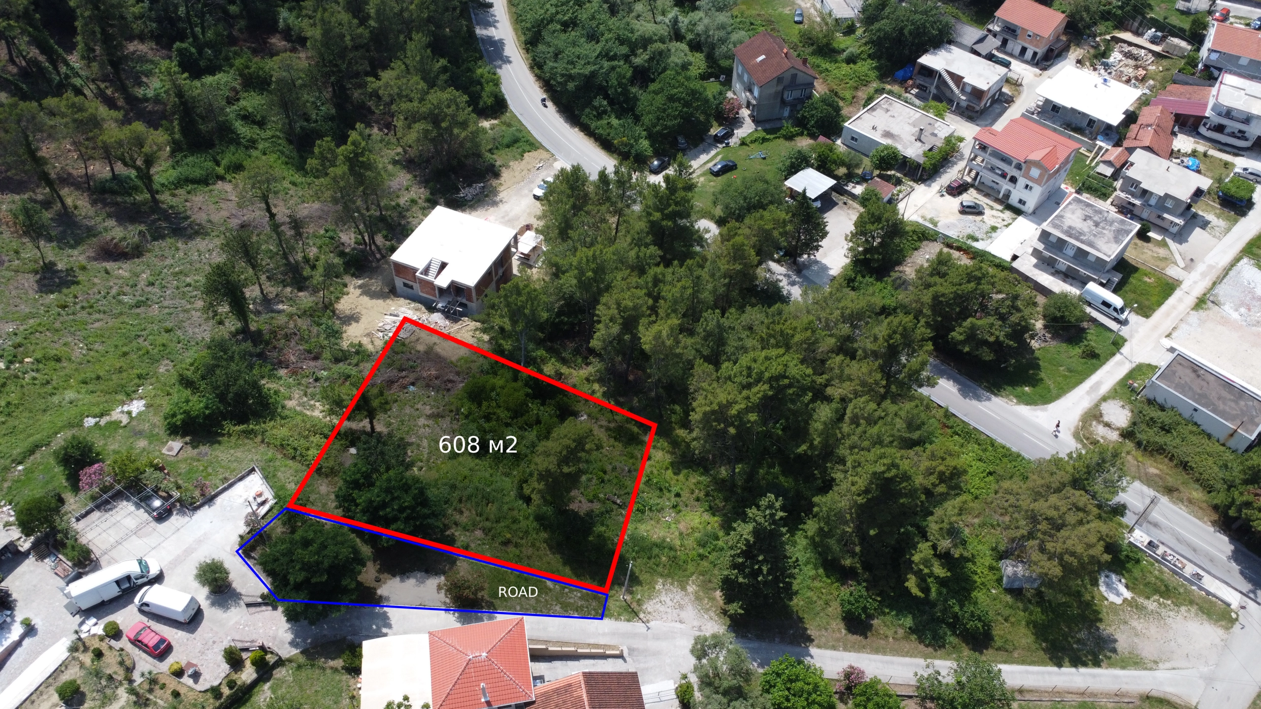 Urbanizovan-plac-za-izgradnju-stambene-zgrade-u-Tivtu Urbanizovan plac za izgradnju stambene zgrade u Tivtu