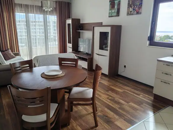 Jednosoban stan sa pogledom na more, Gospoština, Budva