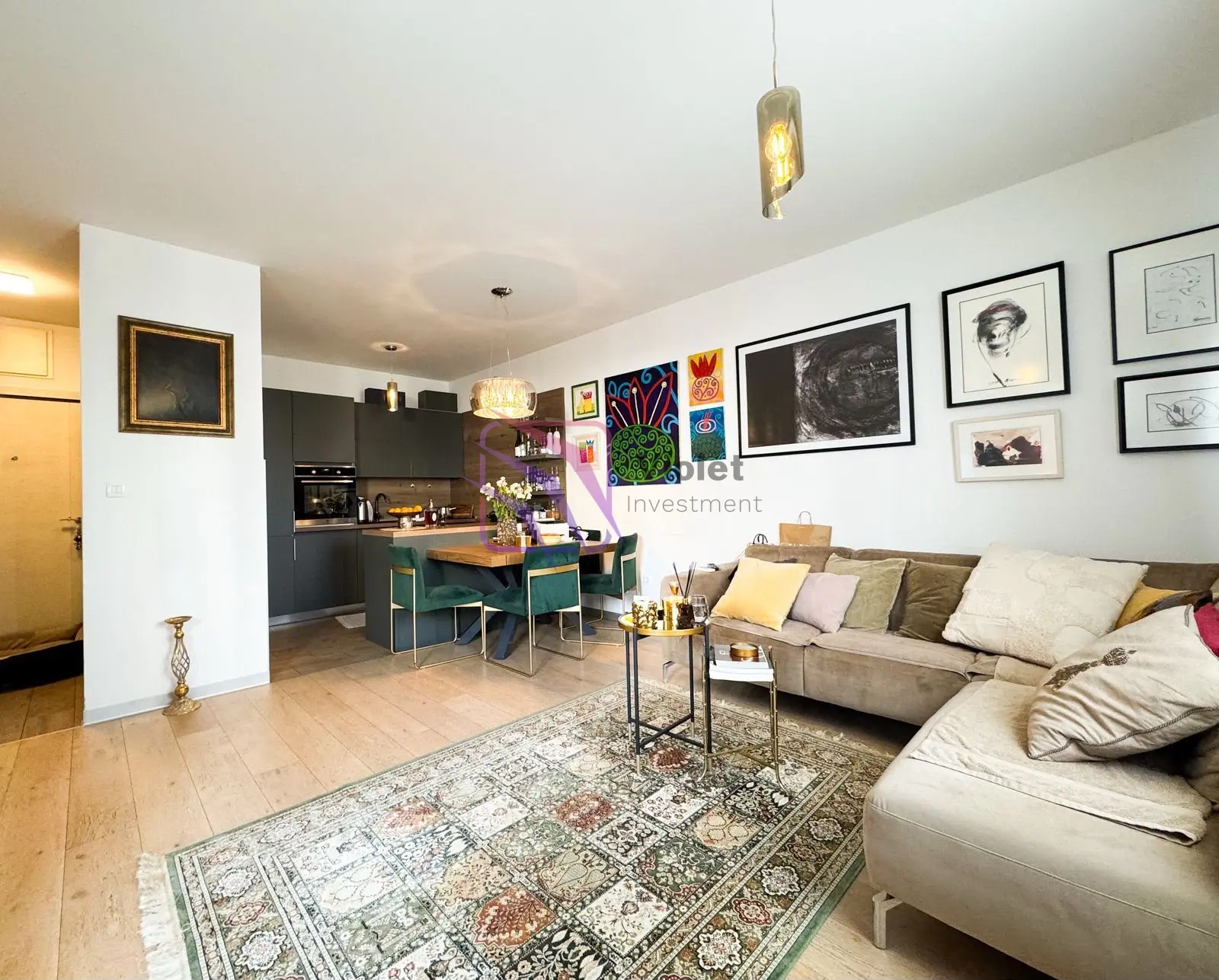 Namjesten-dvosoban-stan-u-ulici-Dalmatinska-Podgorica-3 Dvosoban stan 63 m² – Dalmatinska, Podgorica — fotografija 4