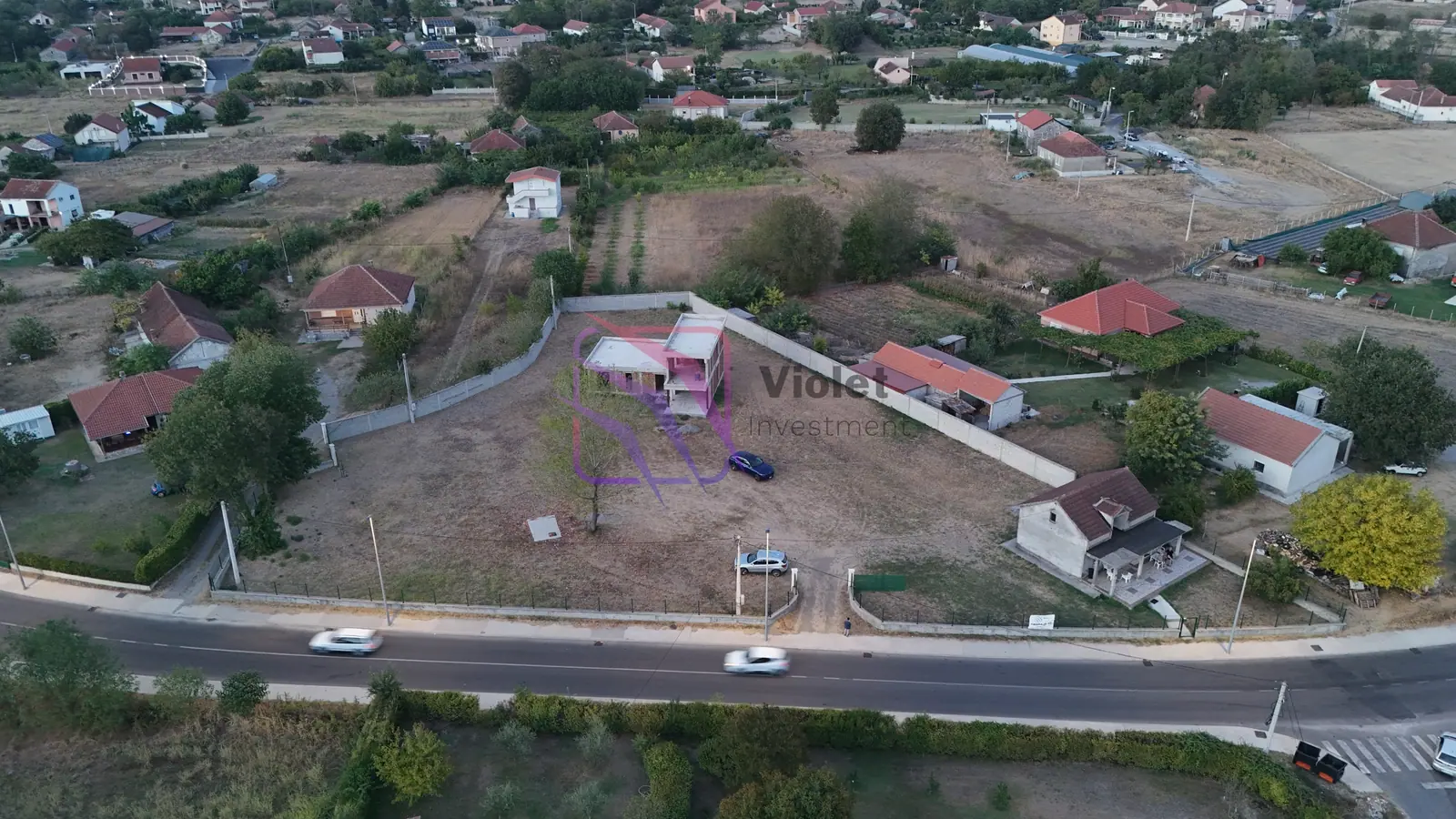 Plac-sa-kucom-u-izgradnji-u-Golubovcima-Podgorica-3 Plac 3.400 m² – Golubovci, Podgorica — fotografija 4