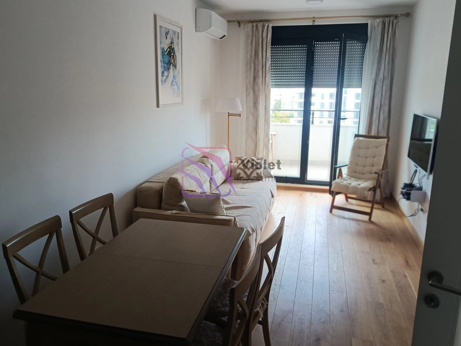 Jednosoban-stan-u-City-kvartu-Podgorica-1 Izdavanje: Jednosoban stan 40 m² – Blok 6, Podgorica — fotografija 2
