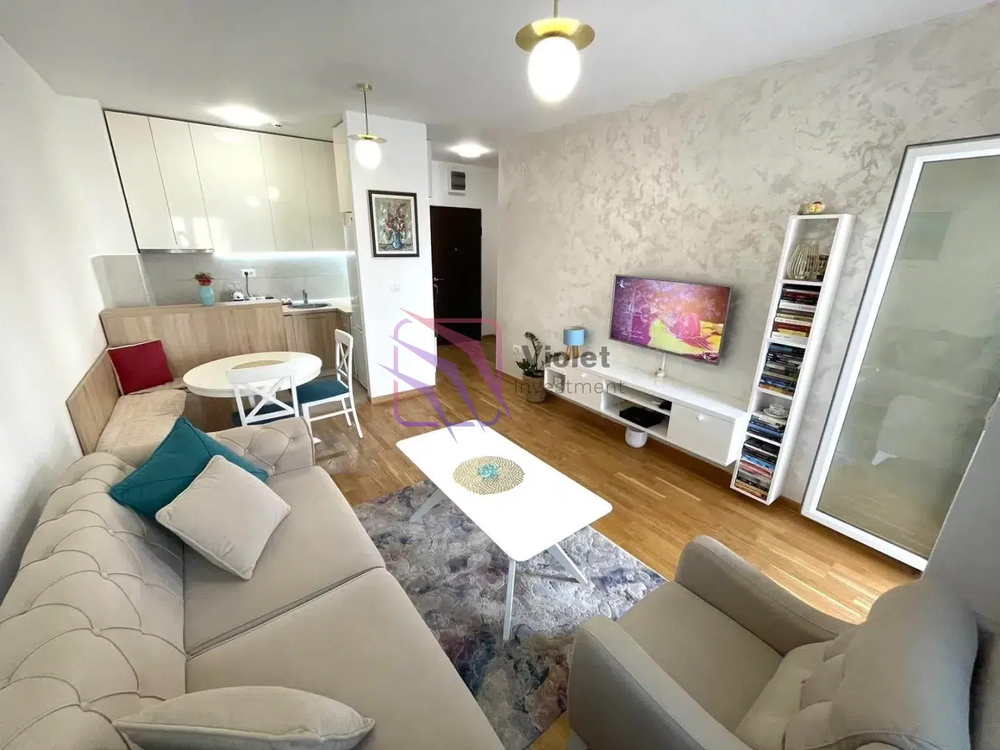 Jednosoban-stan-u-Zagoricu-Podgorica-4 Izdavanje: Jednosoban stan 43 m² – Zagorič, Podgorica — fotografija 5