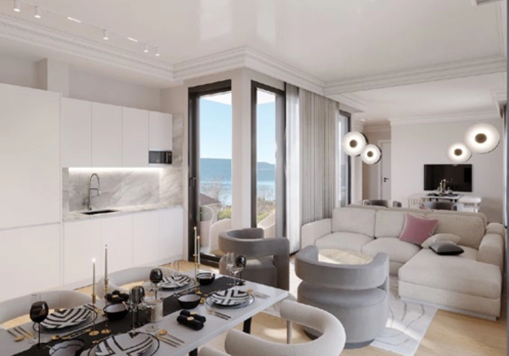 Dvosoban-stan-u-novogradnji-u-Tivtu-4 Dvosoban stan 57 m² – Kavač, Tivat — fotografija 5
