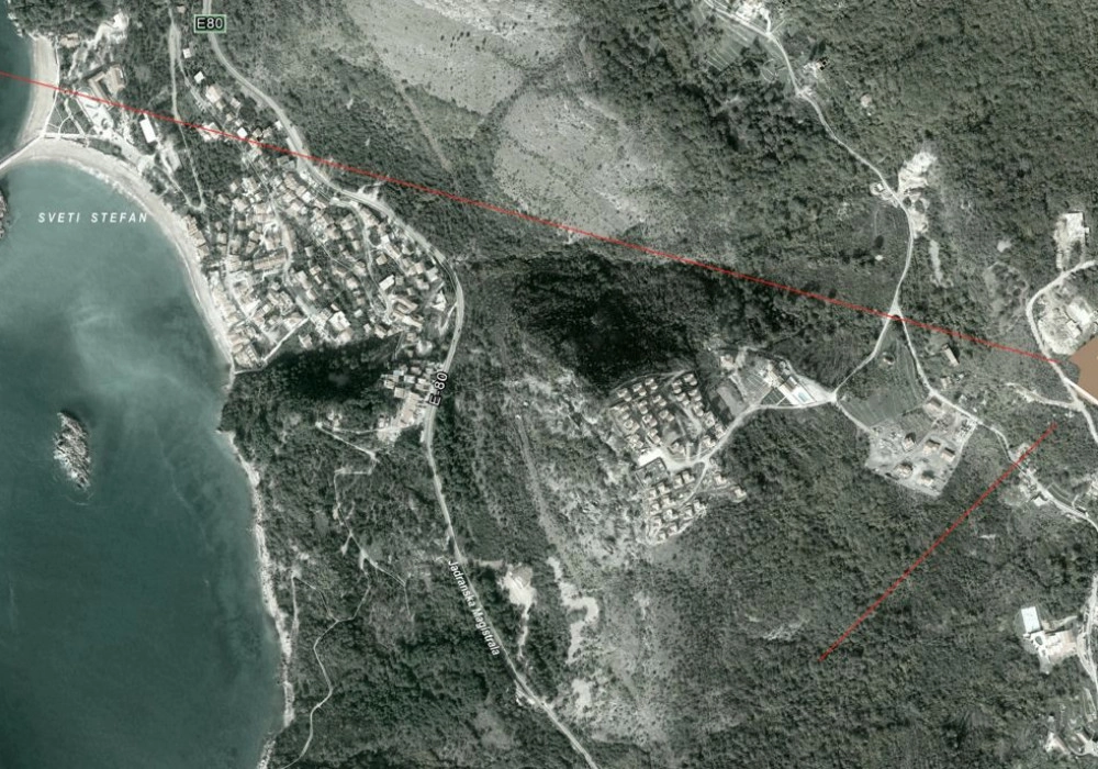 Plac-sa-panoramskim-pogledom-u-Tudorovicima-Budva-5 Plac 5.685 m² – Tudorovići, Budva — fotografija 6