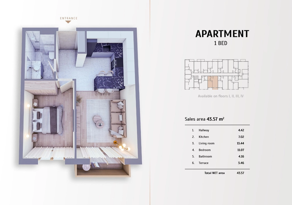 Jednosoban-stan-u-novogradnji-Kolasin-3 Jednosoban stan 44 m² – Kolašin — fotografija 4