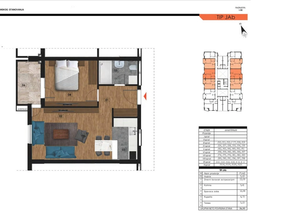 Dvosoban-stan-u-novogradnji-Becici-Budva-13 Dvosoban stan 73 m² – Bečići, Budva — fotografija 14