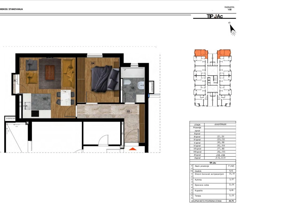 Dvosoban-stan-u-novogradnji-Becici-Budva-14 Dvosoban stan 73 m² – Bečići, Budva — fotografija 15