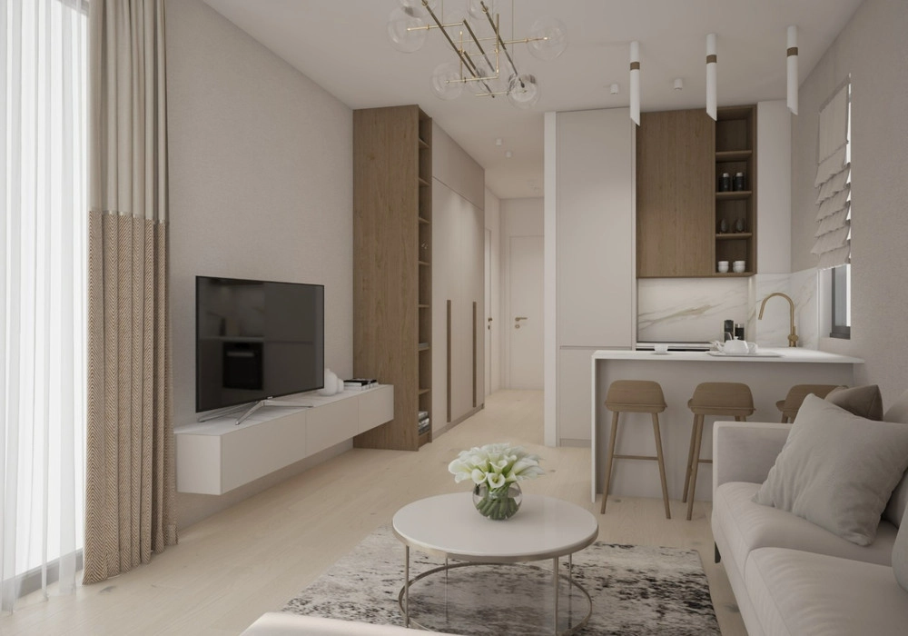 Jednosoban-stan-u-novogradnji-Becici-Budva-2 Jednosoban stan 48 m² – Bečići, Budva — fotografija 3