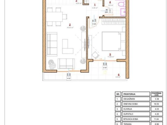 Jednosoban stan 482 m² – Ulcinj — fotografija 6