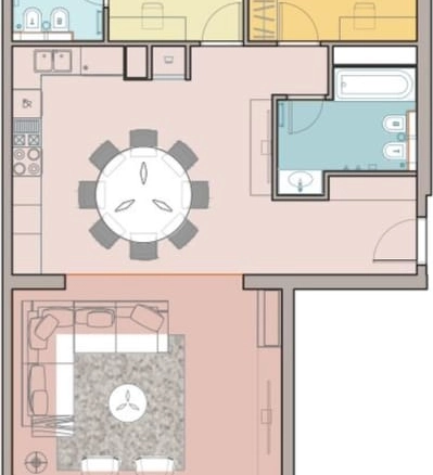 Dvosoban stan 107 m² – Rafailovići, Budva — fotografija 10