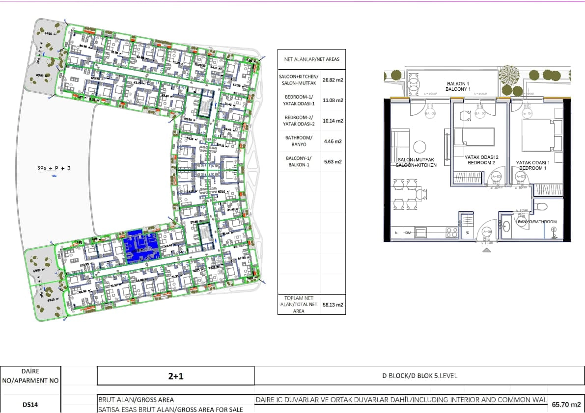 Dvosoban-stan-u-novogradnji-Susanj-Bar-9 Dvosoban stan 65 m² – Šušanj, Bar — fotografija 10