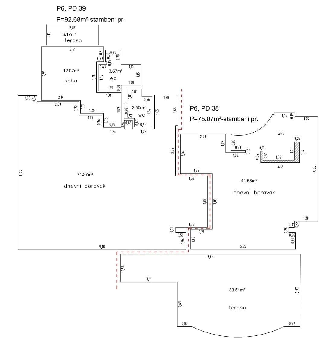 Penthaus-sa-pogledom-na-more-Becici-Budva-7 Dvosoban stan 167 m² – Bečići, Budva — fotografija 8