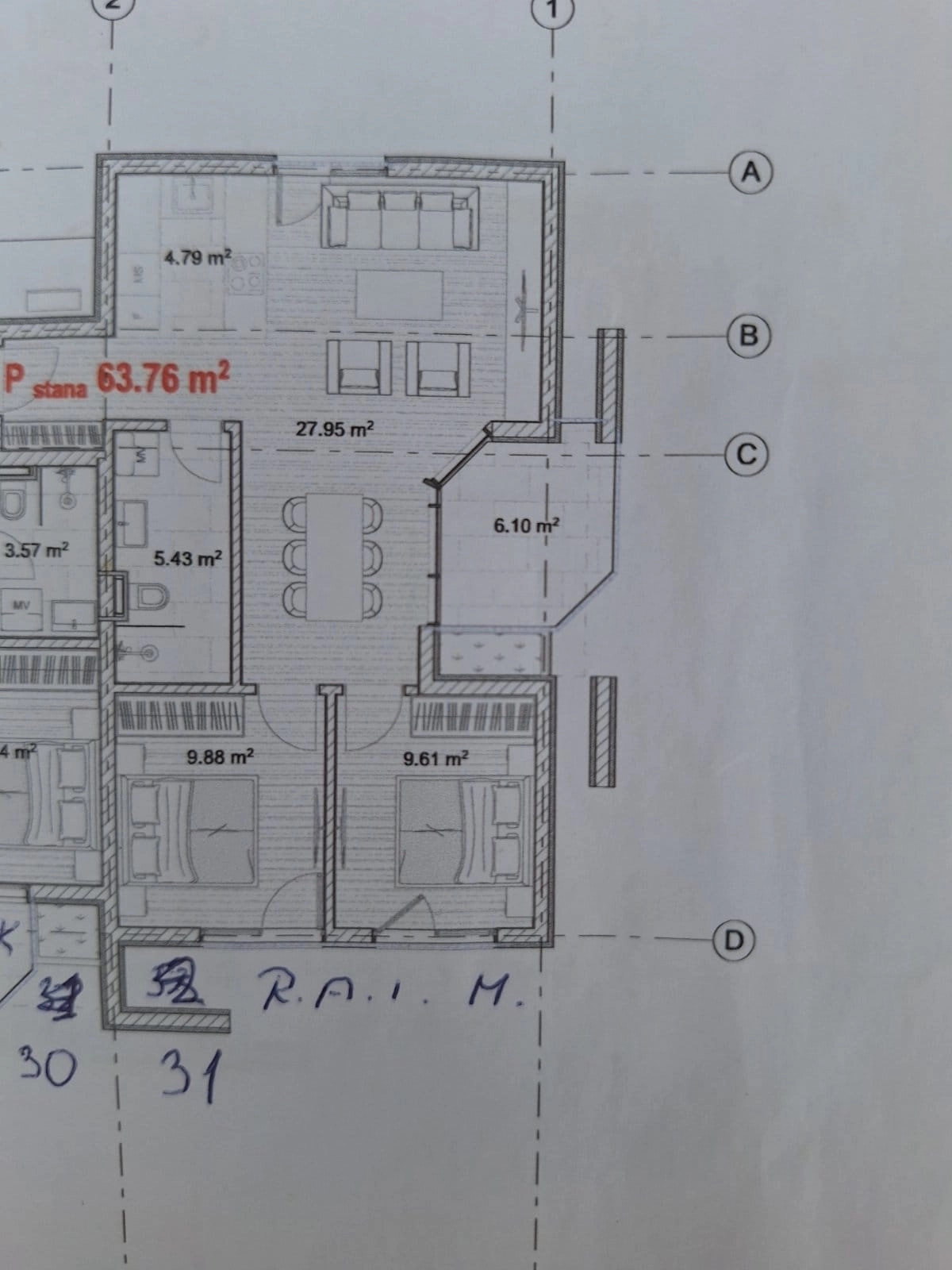 Dvosoban-stan-u-novoj-zgradi-Podmaine-Budva-7 Dvosoban stan 64 m² – Podmaine, Budva — fotografija 8