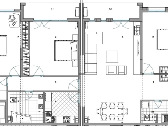 Trosoban stan 151 m² – Bar — fotografija 10