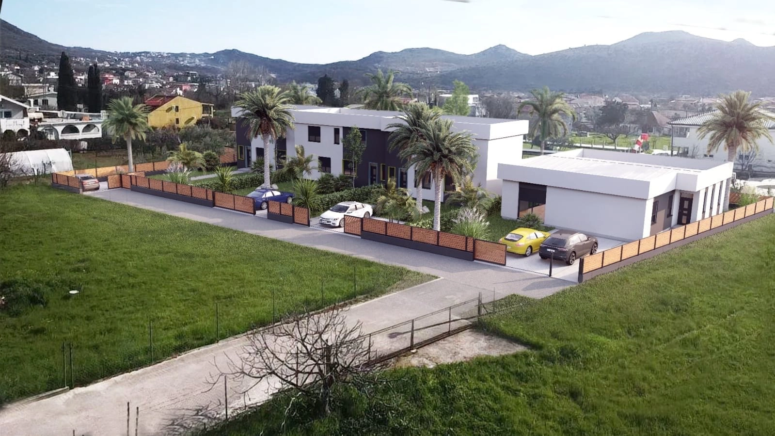 Nova-dvospratna-kuca-sa-dvoristem-u-Polju-Bar-1 Kuća 142 m² – Polje, Bar — fotografija 2