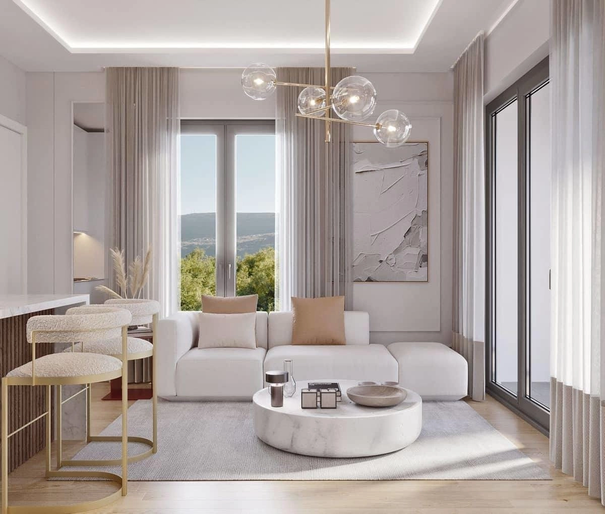 Jednosoban-stan-u-novogradnji-Prcanj-Kotor-5 Jednosoban stan 55 m² – Prčanj, Kotor — fotografija 6