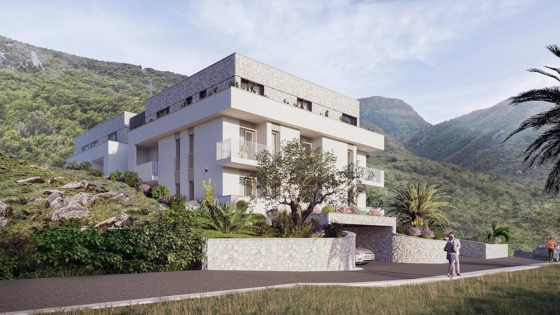 Garsonjera-u-novogradnji-Lastva-Grbaljska-Budva-1 Jednosoban stan 40 m² – Budva — fotografija 3