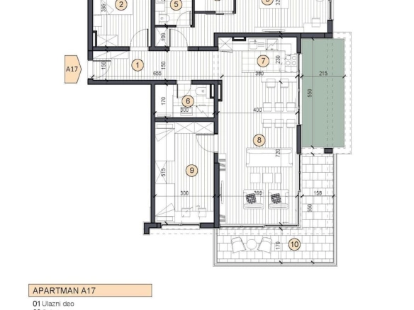 Trosoban stan 128 m² – Dubovica, Budva — fotografija 6