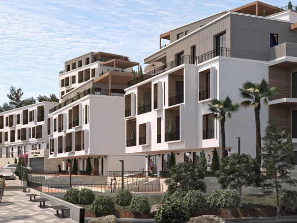 Jednosoban stan 64 m² – Mažina, Tivat — fotografija 3